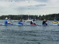 PICT4675 Men's quad kayak warming up