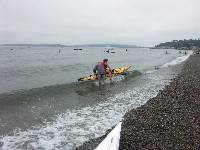 PICT0035 Launching in a ferry wake