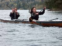 PICT4577 Freshly decked double canoe