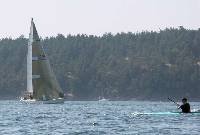 PICT0724 Passing a becalmed boat