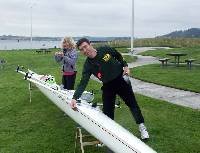 PICT0316 Jeff & Theresa applying duct tape